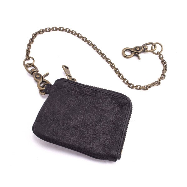 Rocker's Black Leather Wallet